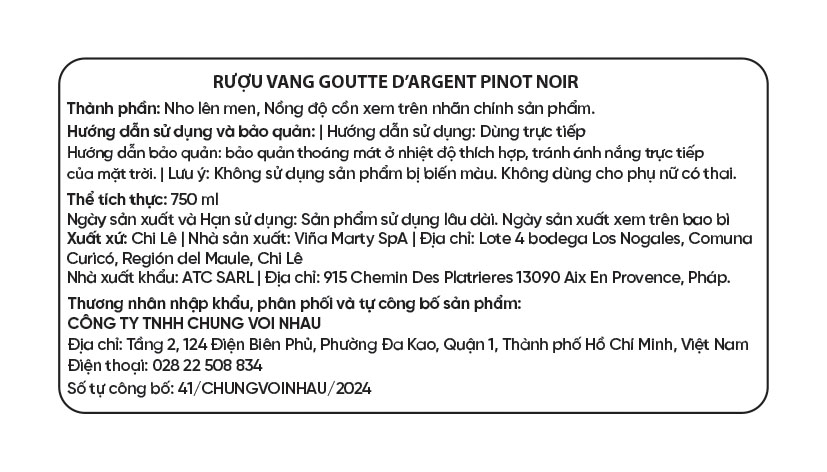 Goutte d’Argent Pinot Noir - Image 5