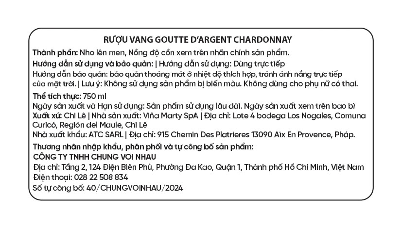 Goutte d'Argent Chardonnay - Image 5