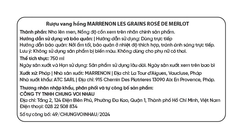 Marrenon Merlot De Rose - Image 5