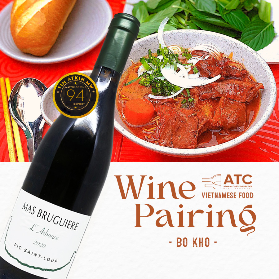 Mas Bruguiere Pick Saint-Loup L'Arbouse and Bo Kho